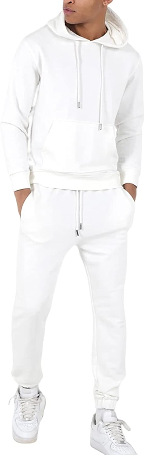 Track Suits For Men 2 Piece Hoodies With Sweatpants Sets Casual Running Jogging Sport Suit Sets