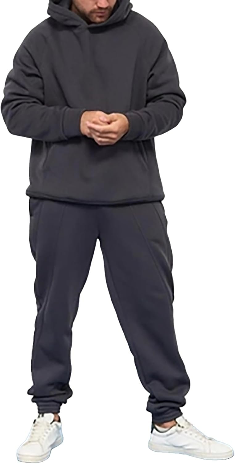 Track Suits For Men 2 Piece Hoodies With Sweatpants Sets Casual Running Jogging Sport Suit Sets - Image 2