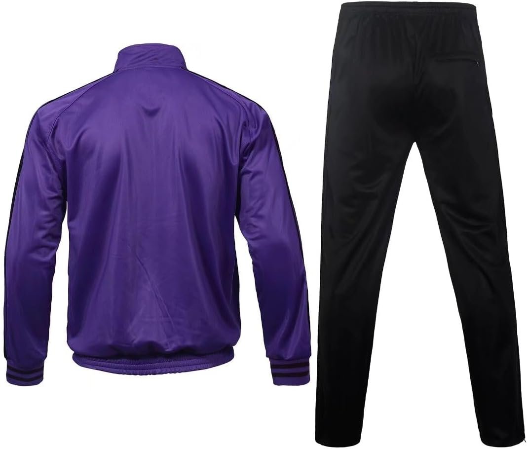 Tracksuit Mens, Track Jackets and Pants 2 Piece Outfit - Image 2
