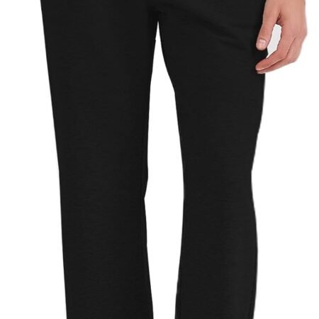 Long Inseam Men's Tall Sweatpants Open Bottom Joggers Athletic Yoga Pants with Pockets