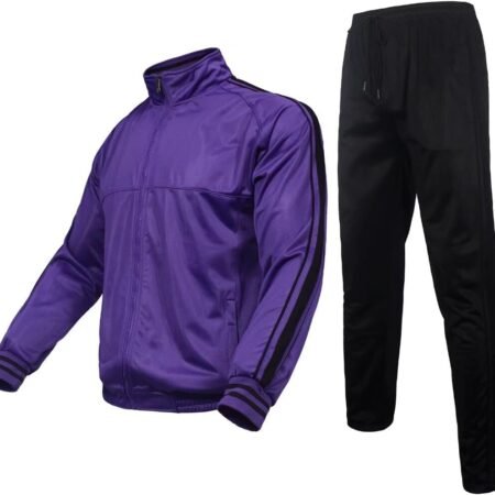 Tracksuit Mens, Track Jackets and Pants 2 Piece Outfit