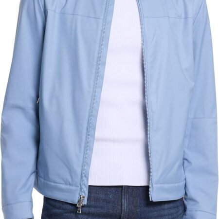 Men Nylon Racer Jacket